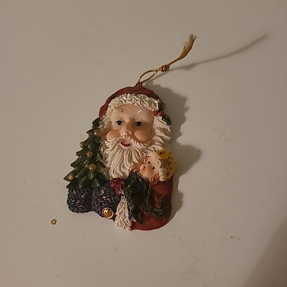 Vintage Santa Ornament # 1